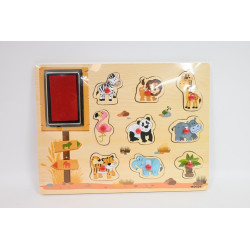 WOODYLAND Stempelki Zwierzęta egzot.91185 11851