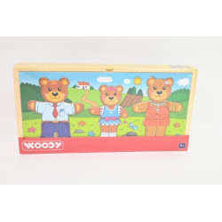 WOODYLAND Szafa...Ubierz misiową rodz.90819 08196