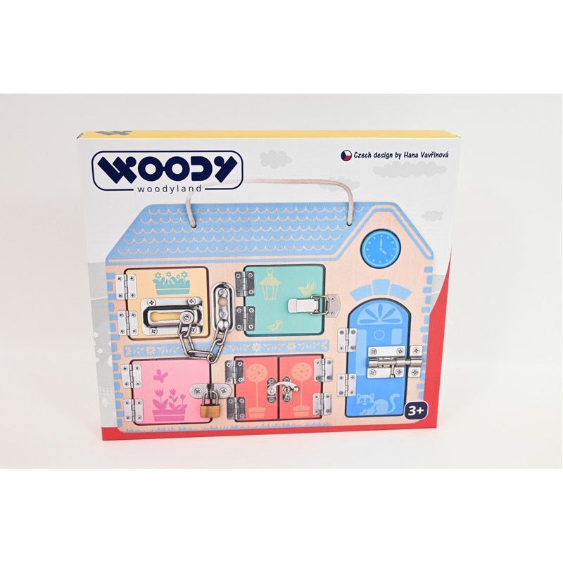 WOODYLAND Tablica eduk.z zamkami 91989 19895