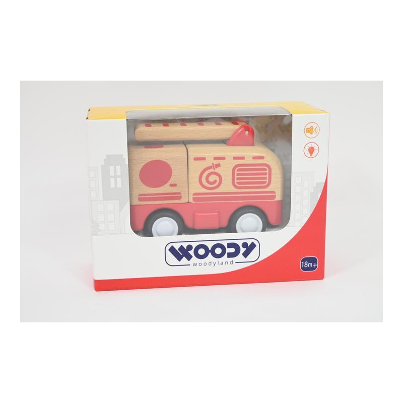 WOODYLAND Wóz strażacki św/dźw 92046 20464