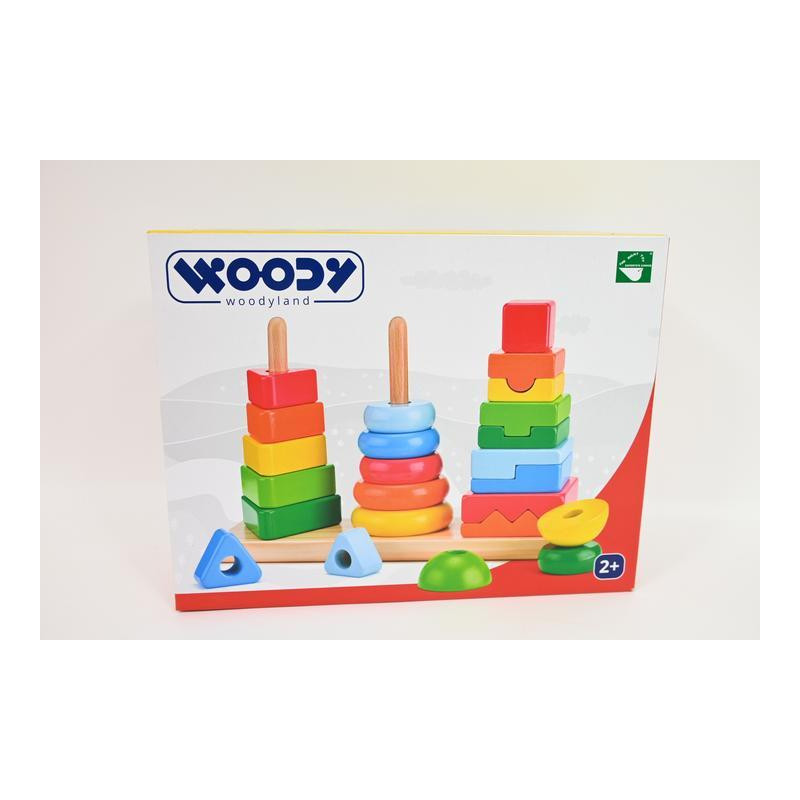 WOODYLAND Zestaw wież d/układania 90227 02279