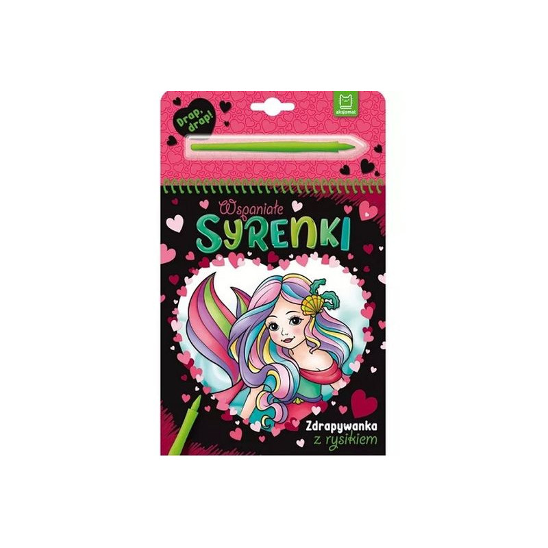 Wspaniałe syrenki Zdrapywanka z rysikiem 39938