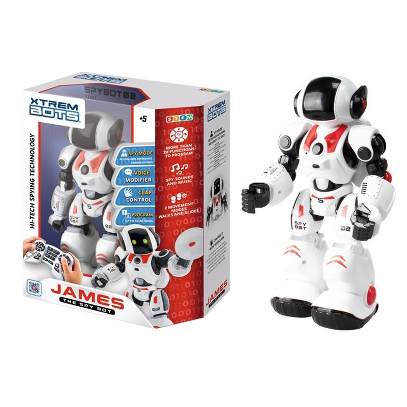 XTREM BOTS RC James The Spy Bot XT3803084 30846