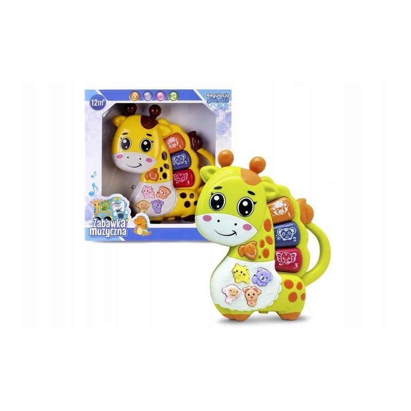 Zabawka muzyczna e-edu żyrafa 170690