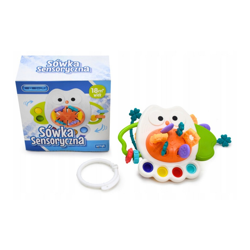 Zabawka sensoryczna e-edu sowa 176821