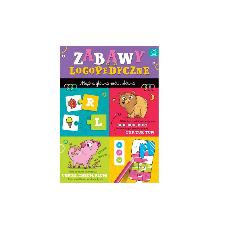 Zabawy logoped.przedszkolaka Mądra główka 41864