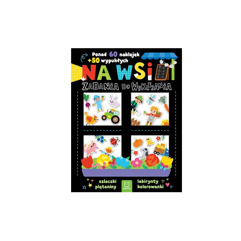 Zadania do wyklejania Na wsi Ponad 60nakl.40324