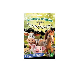Zadanka i farbowanki Zwierzęta wiejskie 80720
