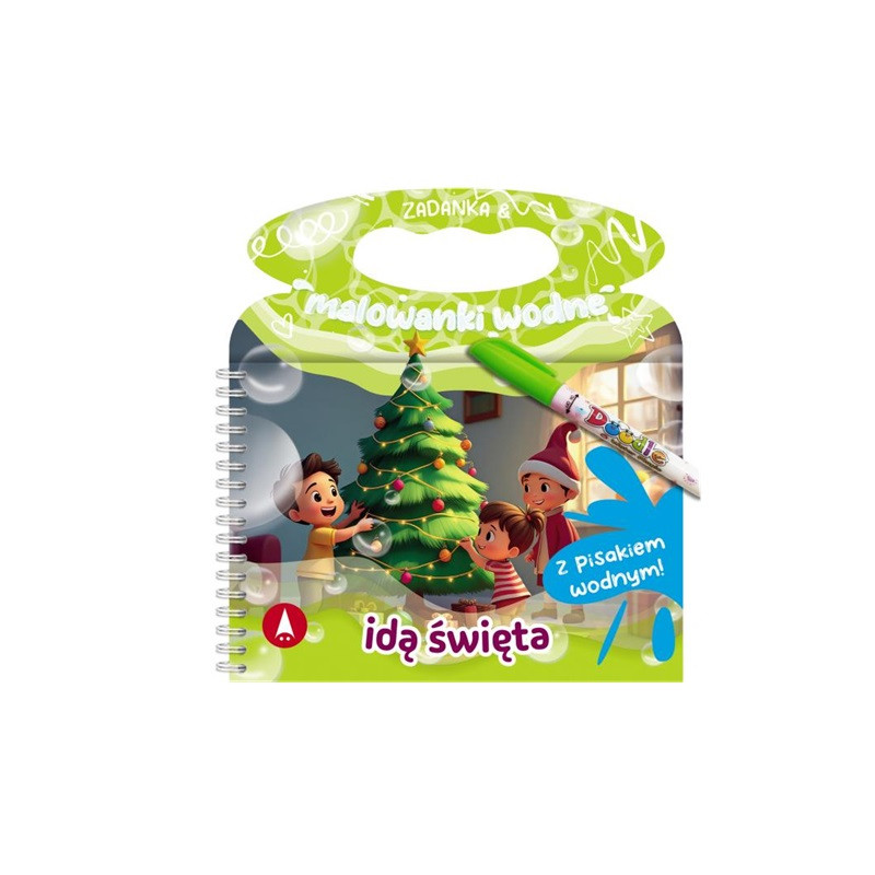 Zadanka_malowanki wodne Idą święta 80638