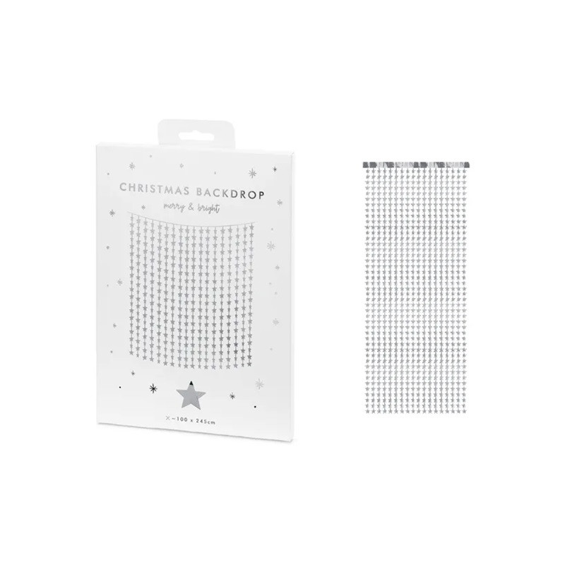 Zawieszki dekor.Śnieżynki opaliz.15-25cm A6 07086