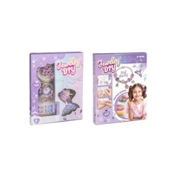 Zestaw d/tworz.bransoletek fiol 48el 7221215 15089