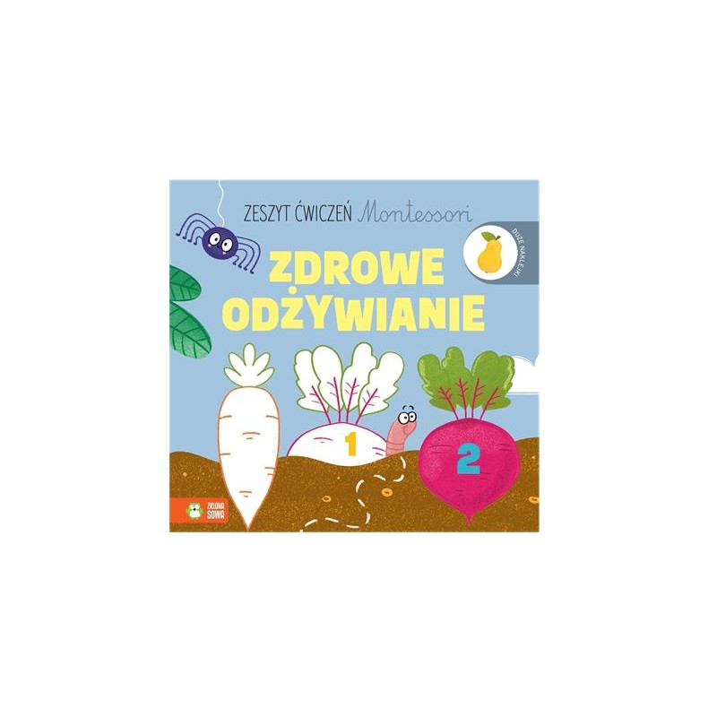 Zeszyt ćwiczeń Montessori Zdrowe odżywianie 95756