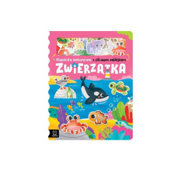 Zwierzątka Książeczka z filcowymi naklejkami 38153