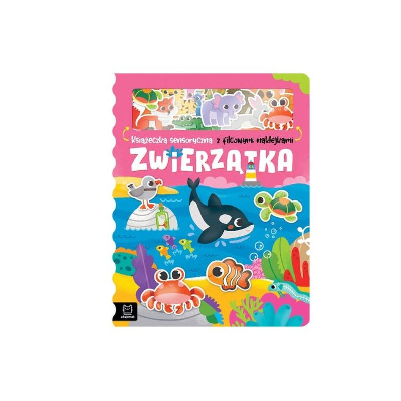 Zwierzątka Książeczka z filcowymi naklejkami 38153