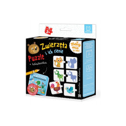 Zwierzęta i ich cienie Puzzle+książeczka 3692