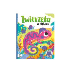 Zwierzęta w dżungli Książecz.z miękkim filc.39563