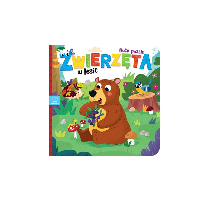 Zwierzęta w lesie Duże puzzle 40829