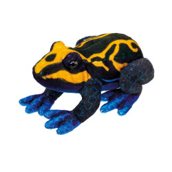 Żaba pomarańczowo-czarna 13cm 14120 23384