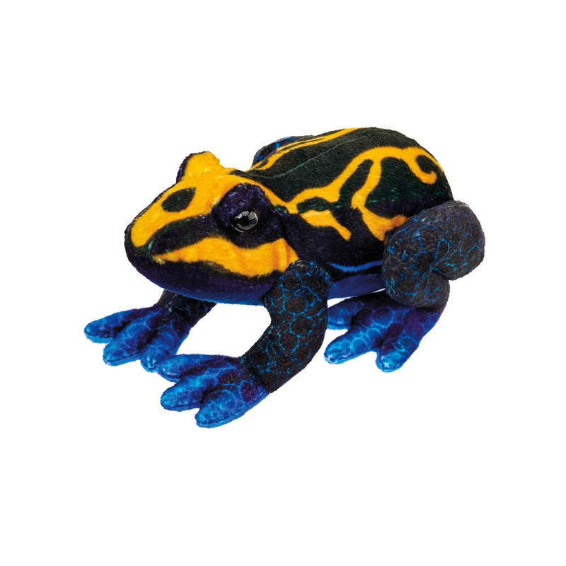 Żaba pomarańczowo-czarna 13cm 14120 23384