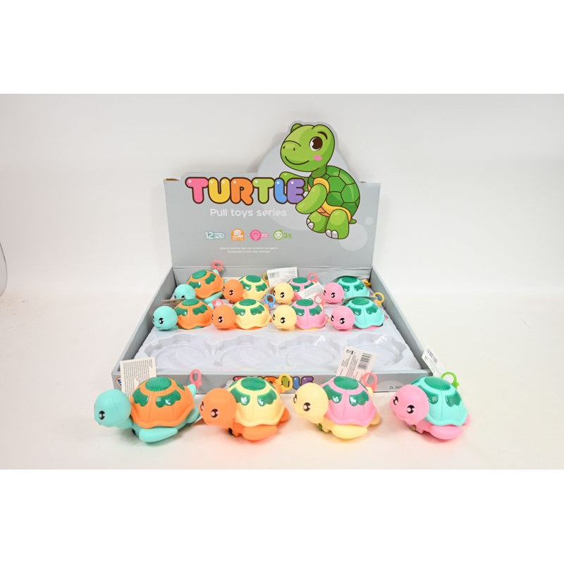 Żółw 12cm naciągany światło H13564 44393