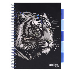 KOŁOZE.A4 100K   5PRZEK. TYGRYS CZARNY STRIGO PADS PADS020