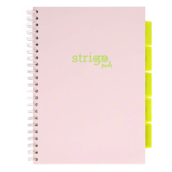 KOŁOZE.A4 100K   5PRZEK. PASTEL BEŻOWY STRIGO PADS032