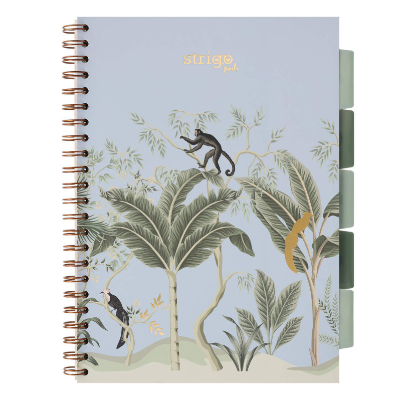 KOŁOZE.A4 100K   5PRZEK. AFRYKA NIEBIESKI PASTELOWY STRIGO PADS PADS068