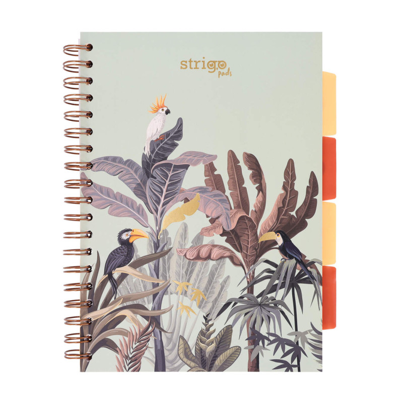 KOŁOZE.B5 100K   4PRZEK.AFRYKA PASTEL ZIELONY STRIGO PADS069