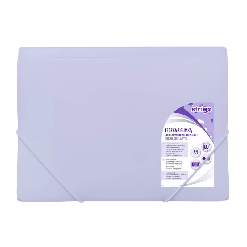 TECZKA GUM.PASTELOWA LILIOWA STRIGO SF043