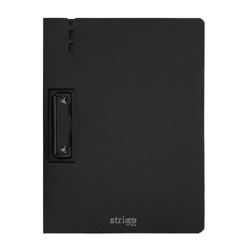 DESKA A4 CLIPB. Z BOCZNYM KLIPEM CZARNA STRIGO SFF058