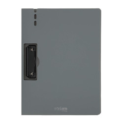 DESKA A4 CLIPB. Z BOCZNYM KLIPEM SZARA STRIGO SF059