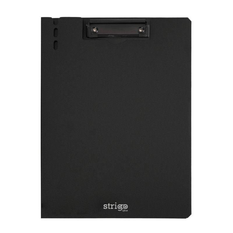 DESKA A4 CLIPB.Z OKŁ.CZARNA STRIGO SF064