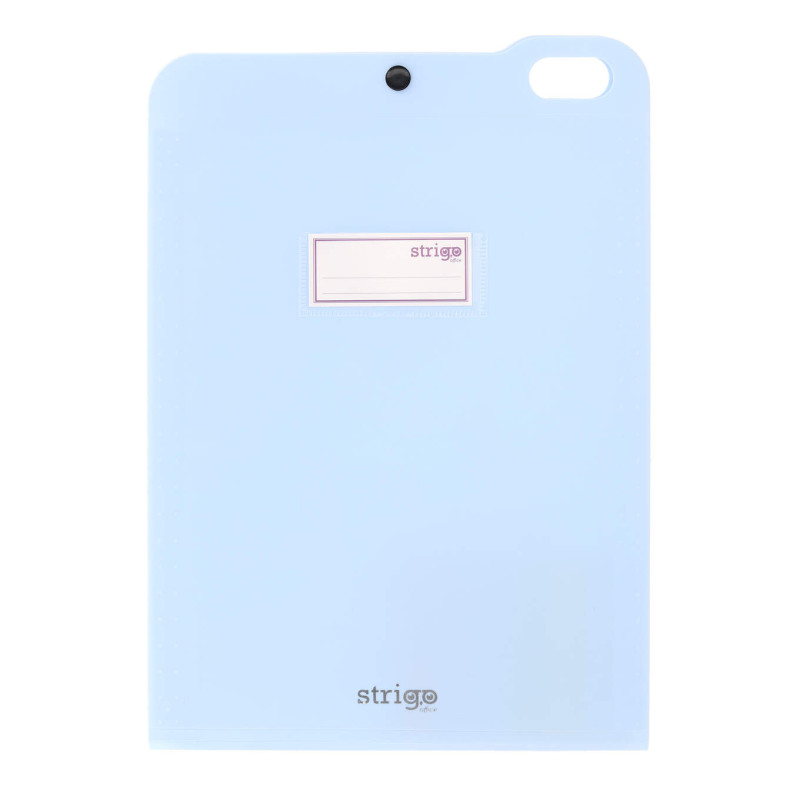 ORGANIZER A4 PION.PP 5PRZEKŁ.BŁĘKITNY STRIGO SF067