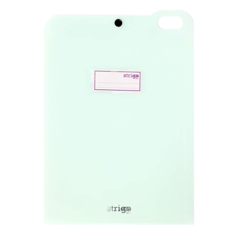 ORGANIZER A4 PION.PP 5PRZEKŁ.MIĘTOWY STRIGO SF068