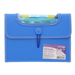 TECZKA A5 PP VFILE 6PRZEKŁ.NIEBIESKA STRIGO SF100