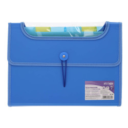 TECZKA A4 PP VFILE 6PRZEKŁ.NIEBIESKA STRIGO SF102
