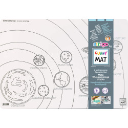 MATA FUNNY WHITE 48*33,5CM UKŁAD STŁONECZNY STRIGO SFU1021