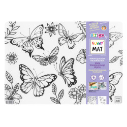 MATA FUNNY TRANSPARENT.48*33,5CM MOTYLKI STRIGO SFU1063