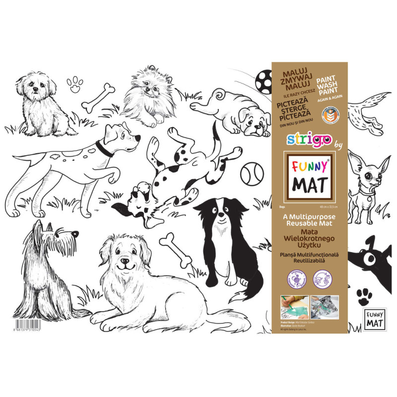 MATA FUNNY TRANSPARENT.48*33,5CM PSY STRIGO SFU1054