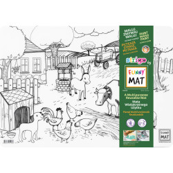 MATA FUNNY TRANSPARENT.48*33,5CM ŻYCIE NA FARMIE STRIGO SFU1136