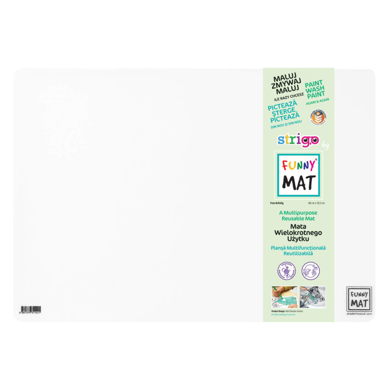 MATA FUNNY TRANSPARENT.48*33,5CM BEZ WZORU STRIGO SFU1144