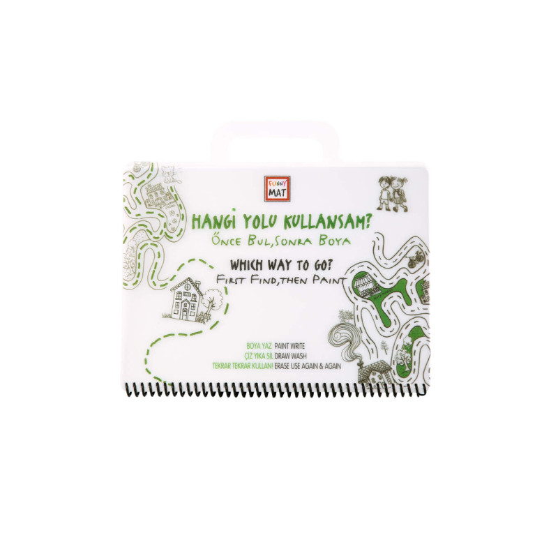 MATA FUNNY WHITE KSIĄŻECZKA 16*21CM KTÓRĄ DROGĘ WYBRAĆ STRIGO SFU1165