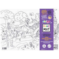 MATA FUNNY TRANSPARENT.25*35CM KSIĘŻNICZKA STRIGO SFU1351