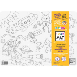 MATA FUNNY TRANSPARENT.25*35CM SPACE STRIGO SFU1354