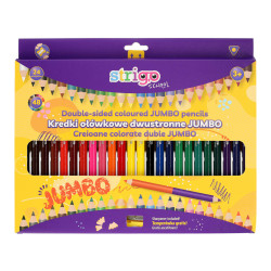 KREDKI OŁ.24SZT 48K JUMBO TRÓJKĄT.DUO SC356 STRIGO