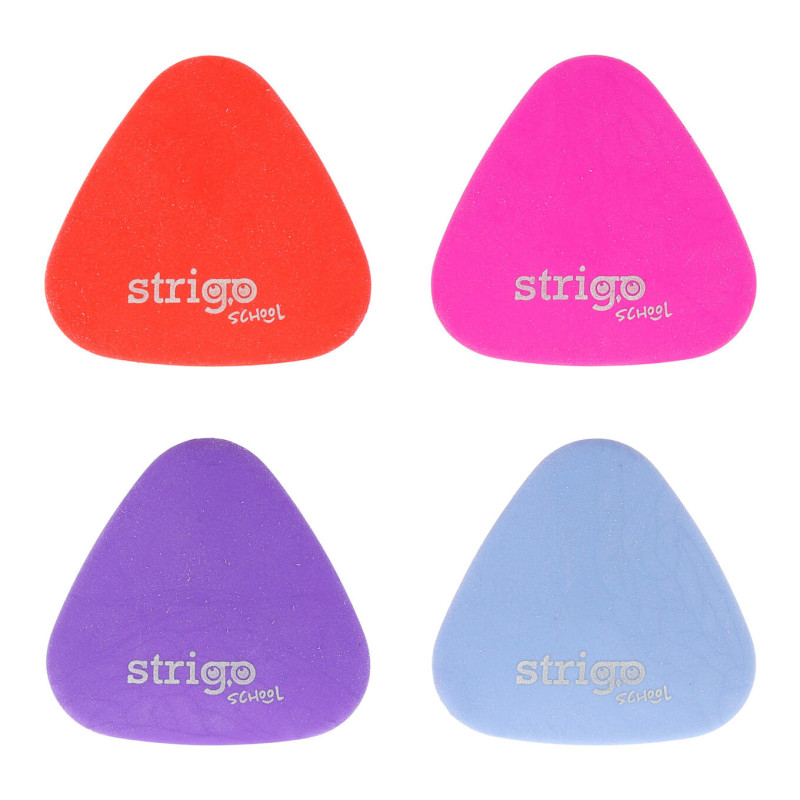 GUMKA DO ŚCIERANIA TRÓJKĄTY W 4 KOLORACH STRIGO SSC419