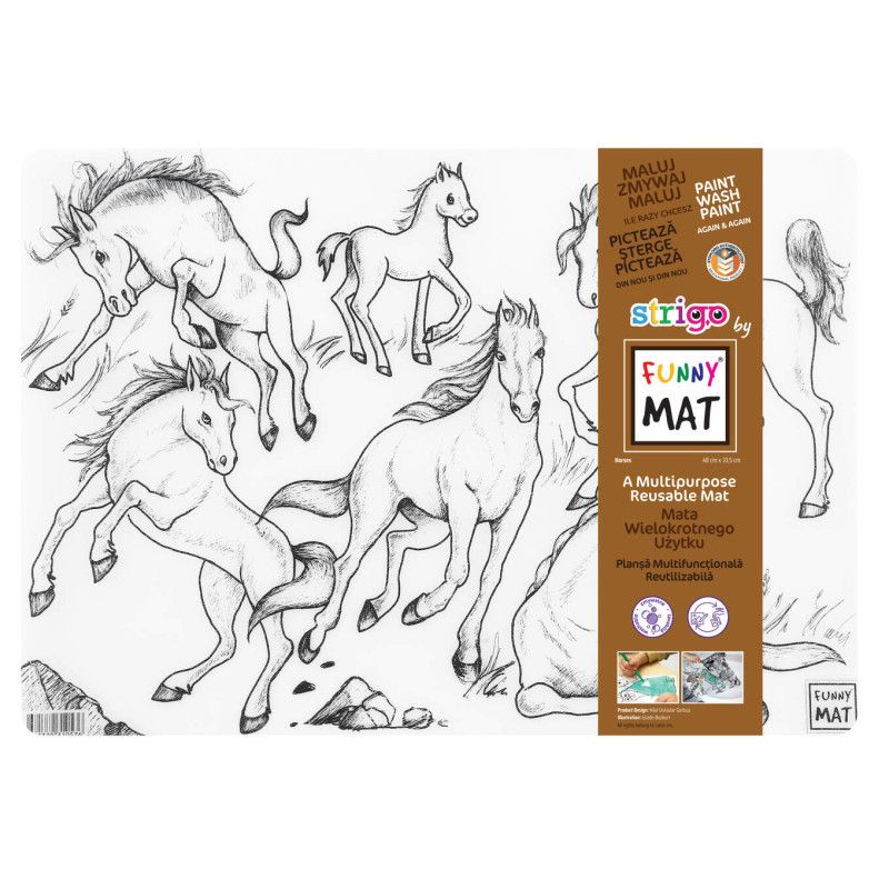 MATA FUNNY TRANSPARENT.48*33,5CM KONIE STRIGO SFU1053