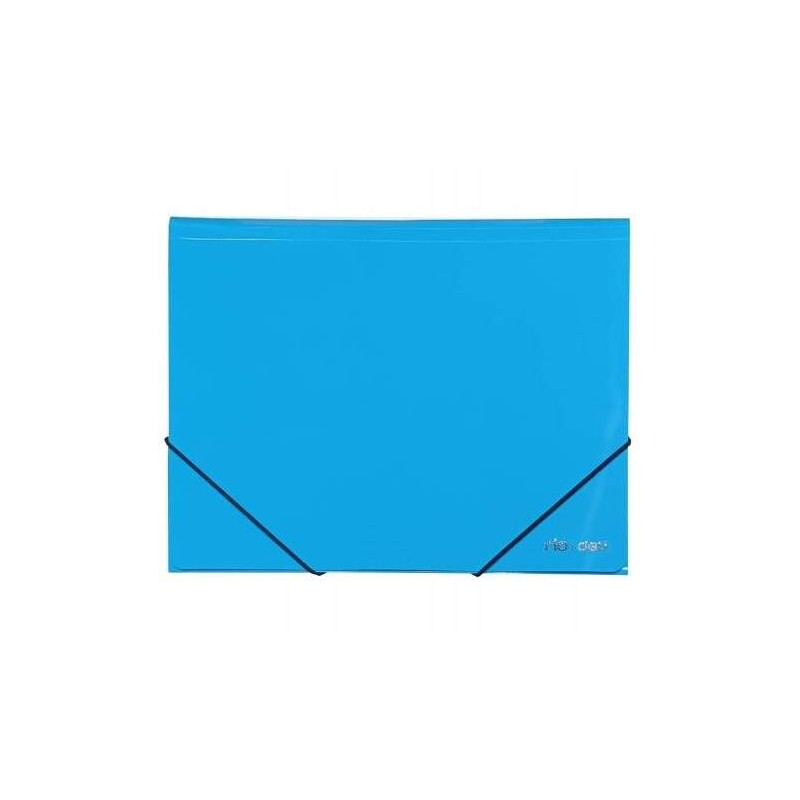 TECZKA A4 Z GUMKĄ NAROŻNĄ PP NIEBIESKA DELI