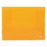 TECZKA A4 Z GUMKĄ NAROŻNĄ PP POMARAŃCZOWA DELI