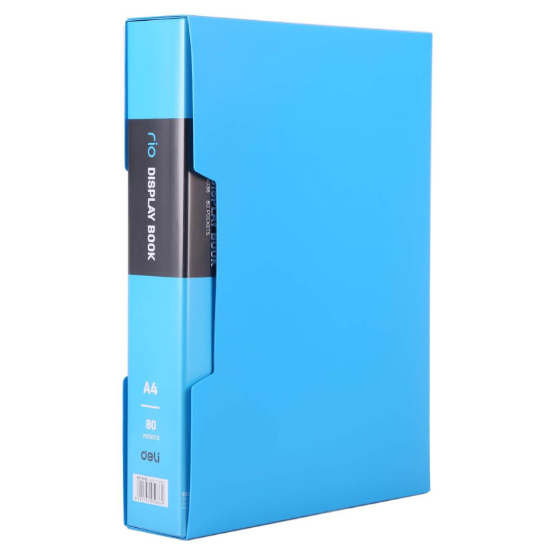 ALBUM OFERTOWY A4 80 K NIEBIESKI SERIA RIO  DELI E5036